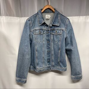 Calvin Klein Double Stone Wash Denim Jacket Vintage